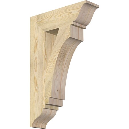 Ekena Millwork Imperial Traditional Rough Sawn Bracket, Douglas Fir, 6"W x 22"D x 34"H BKT06X22X34IMP01RDF